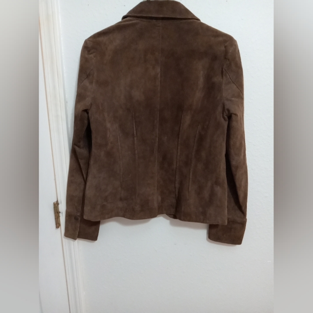 Vintage leather jacket button up size small